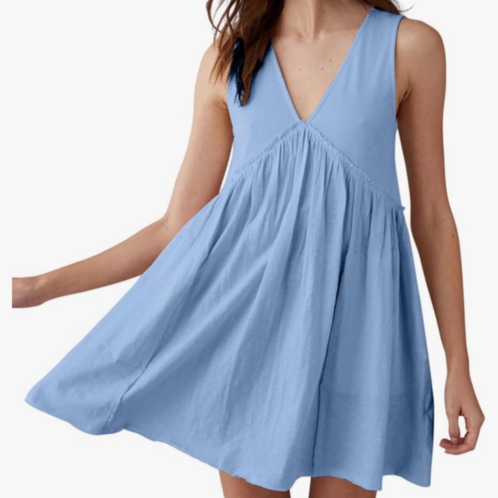 Light Blue Sleeveless Dress